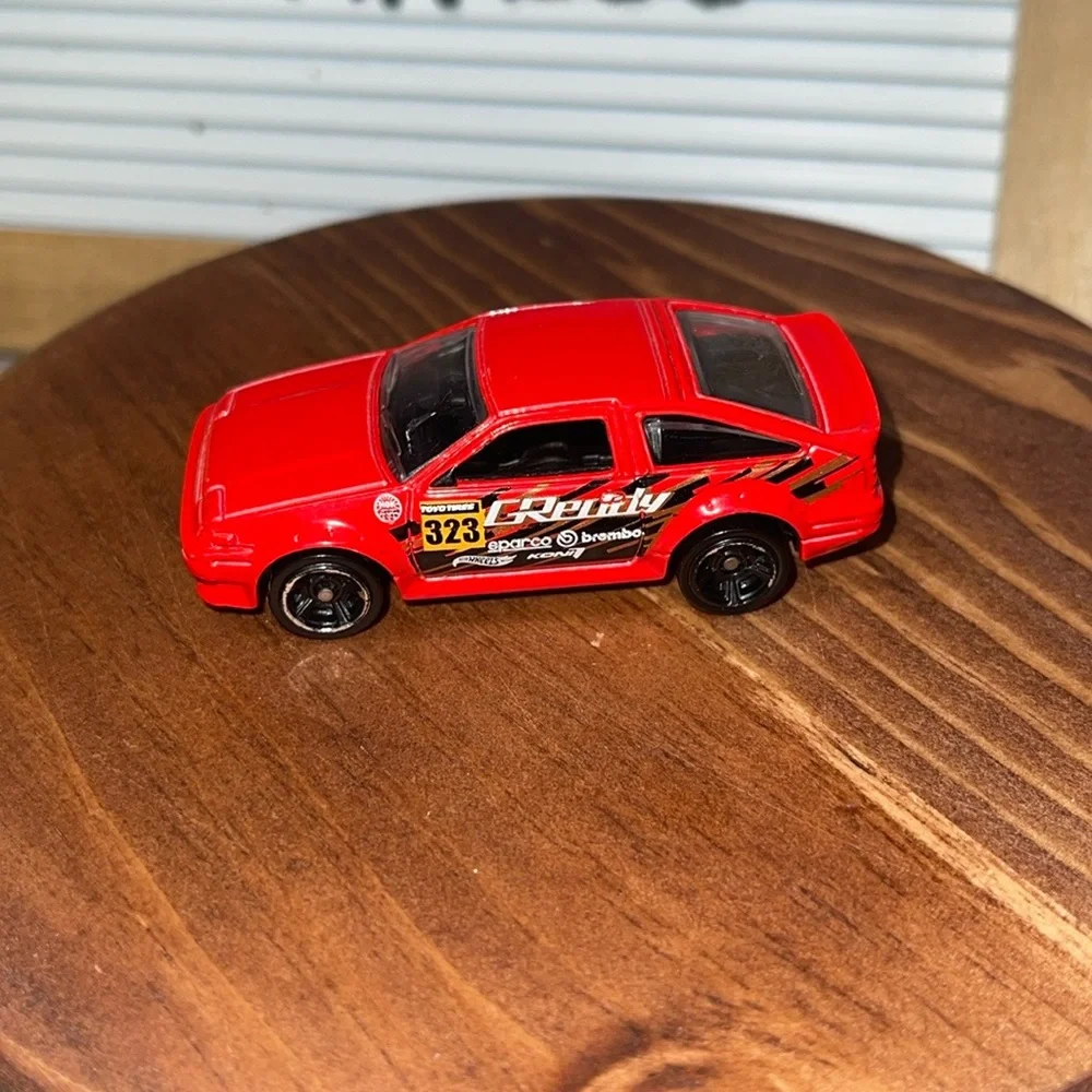 2015 Hot Wheels #239 Toyota AE-86 Corolla Red HW Workshop 1:64